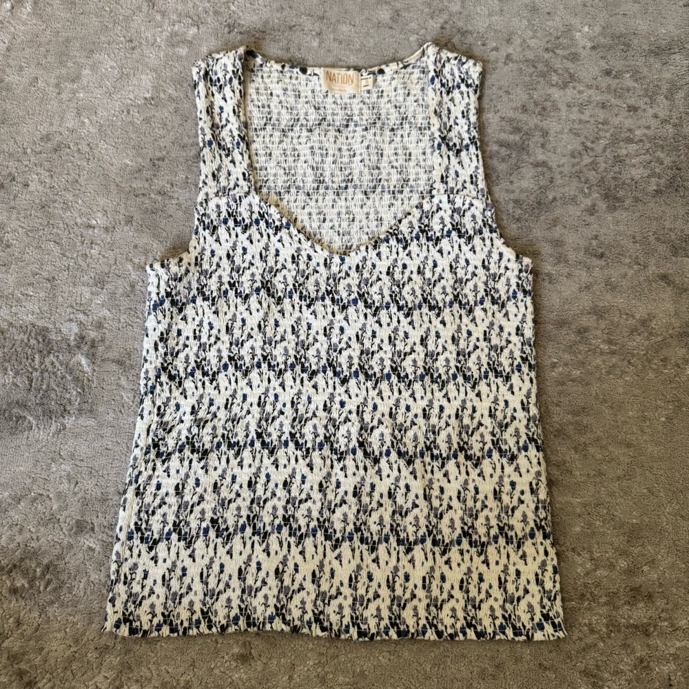 Nation LTD Bella Smocked Tank Top